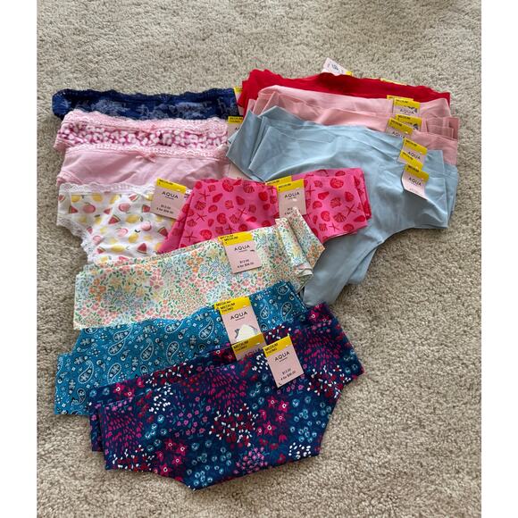 Women’s Aqua Thong Panties – M – Multiple Colors & Prints – Sexy Comfortable NWT - Picture 1 of 11